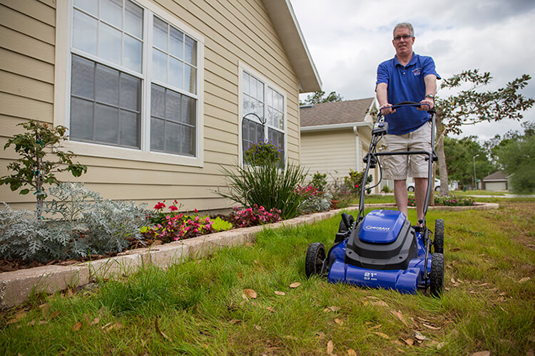 Mowing your lawn